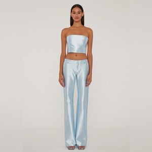 NWT Rotate Shiny Suit Pants 34 - $339